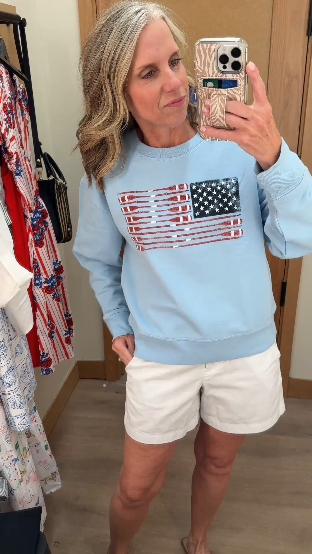 Terry sweatshirt, not fleece, so better for summer nights. So cute and the shorts are available on so many colors. XS sweatshirt/4 shorts

#LTKgrwm #LTKOver40 #LTKSaleAlert