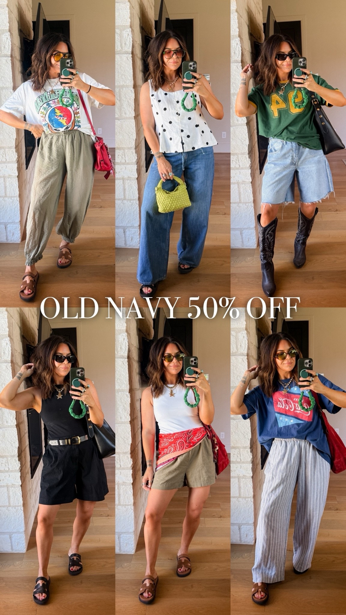 50% off everything at old navy right now!
Online only!

Ohhhhhhh yes! So many summer staples, and trendy pieces to mix around! Another great order I could easily make a ton of outfits with!

Wearing a large in all the fitted tops
XL in all graphic tees
Shorts I sized up to a 12 but didn’t need to
Pants are large or true to size

@oldnavy #oldnavypartner

#LTKSaleAlert #LTKootd #LTKOver40