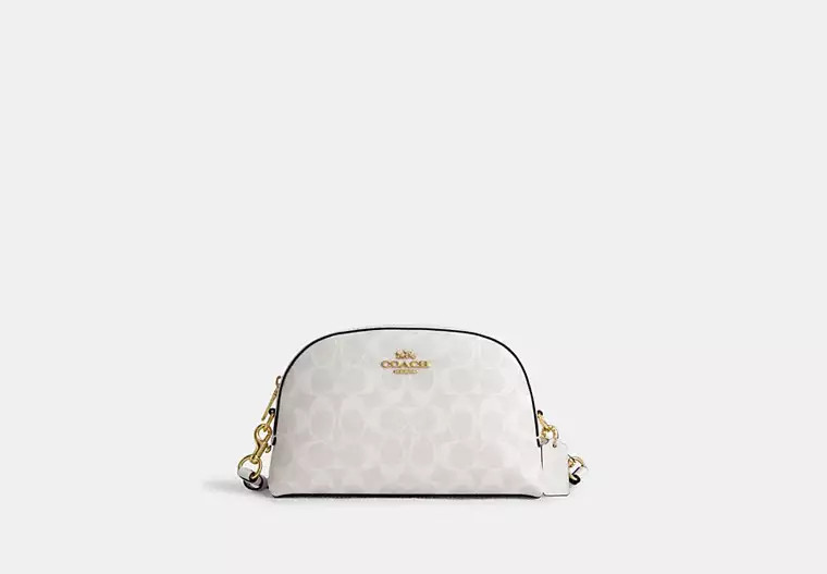 Coach Outlet Madi Crossbody In Signature Canvas - White | Coach Outlet US