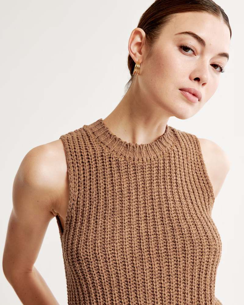 Easy Shaker Sweater Tank | Abercrombie & Fitch (US)