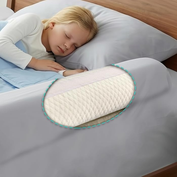 Hiccapop [1-Pack] Toddler Bed Rail Bumper, Bed Bumper for Toddlers, Kids Foam Safety Bed Guard Ra... | Amazon (US)