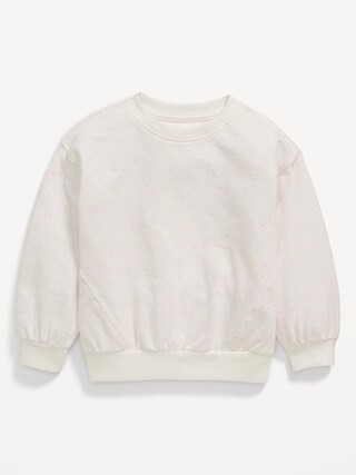 Crew-Neck Sweatshirt for Toddler Girls | Old Navy (US)