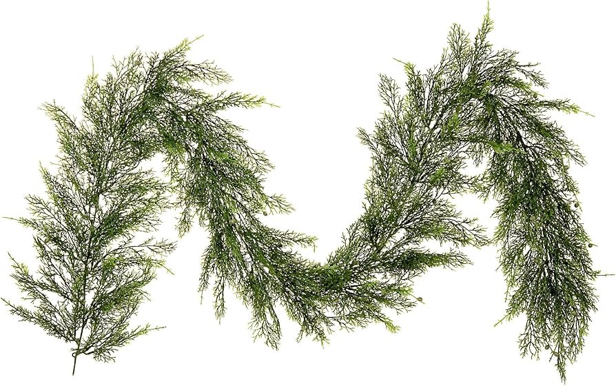 Vickerman 75" Artificial Cedar Garland. | Amazon (US)