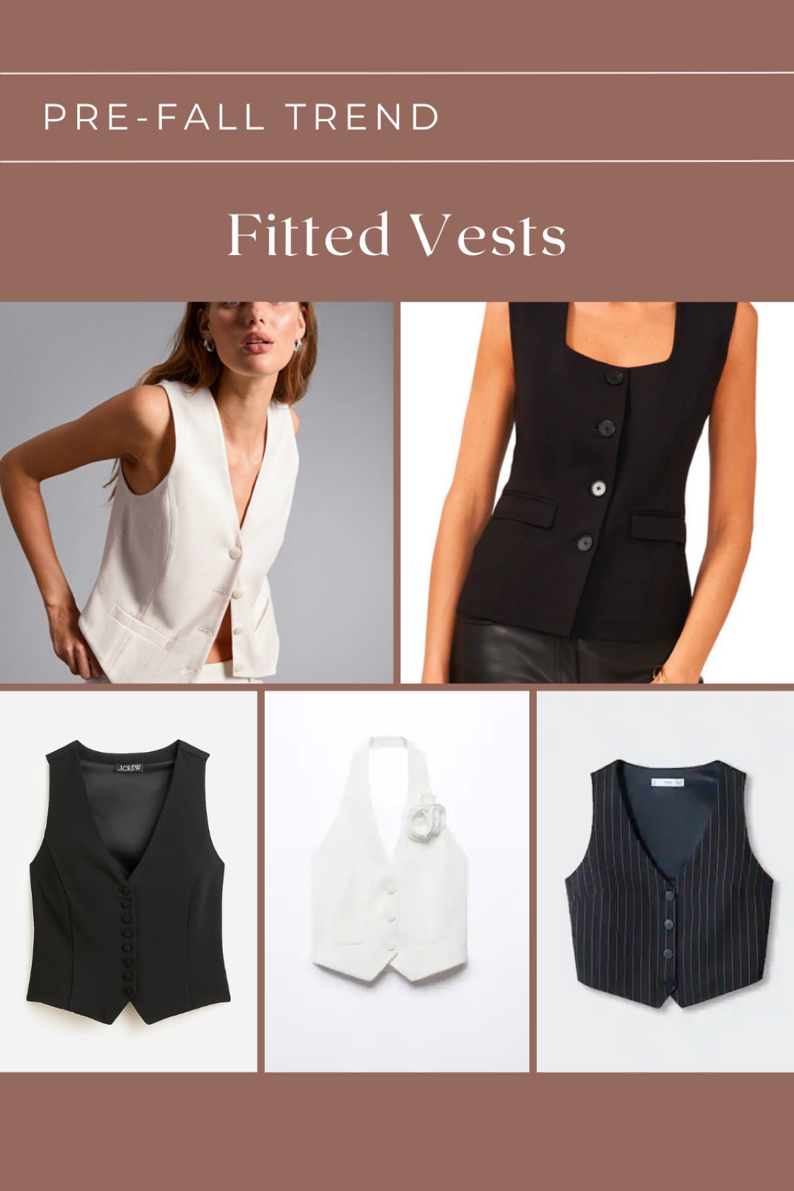Fitted vests, fall trends

#LTKSeasonal #LTKstyletip #LTKunder100