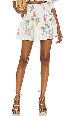 Place Nationale Tabou Skirt in Palm Trees from Revolve.com | Revolve Clothing (Global)
