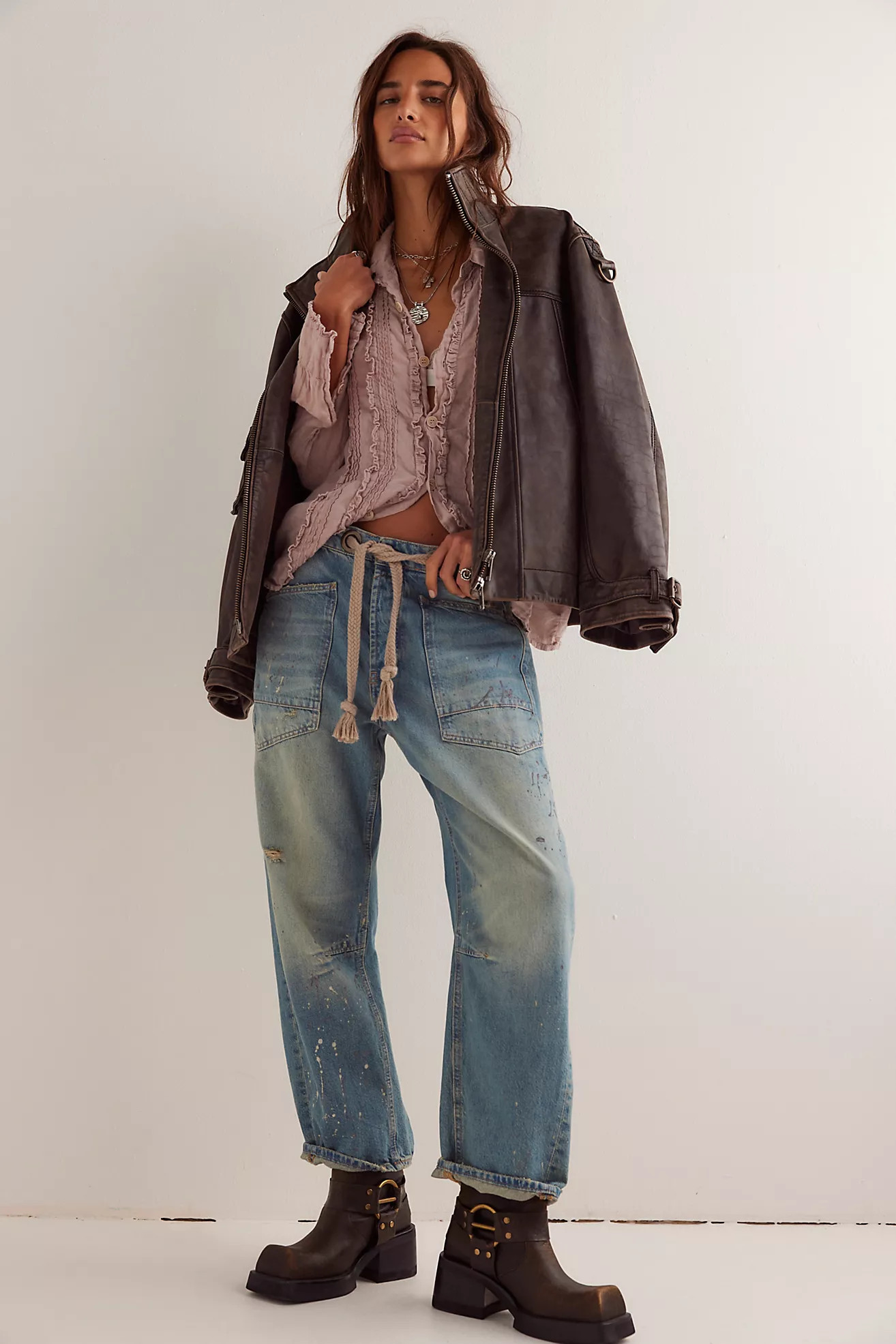 We The Free Moxie Pull-On Barrel Jeans | Free People (Global - UK&FR Excluded)