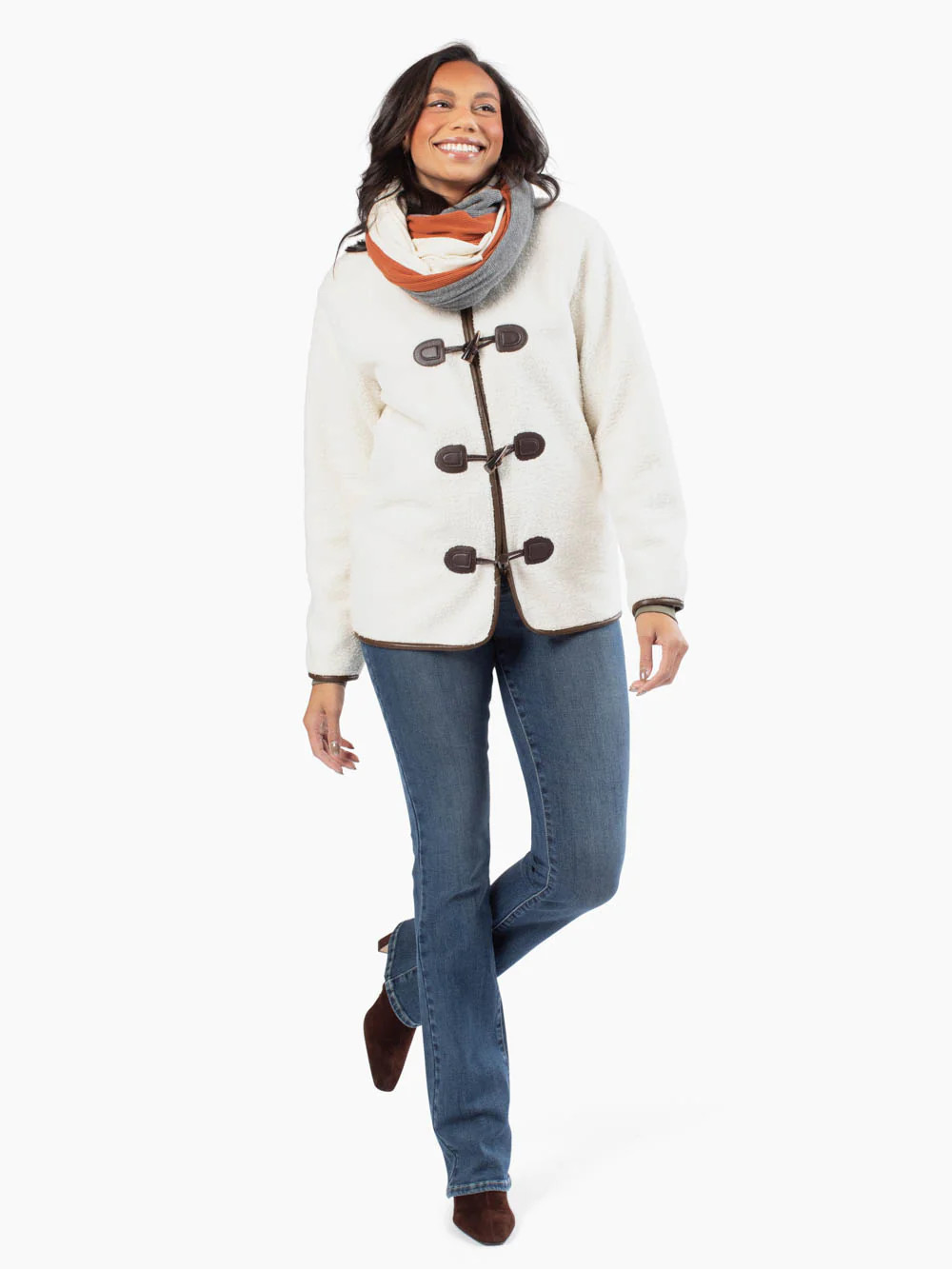 Telluride Sherpa Toggle Coat for Tall Women - Amalli Talli | Amalli Talli