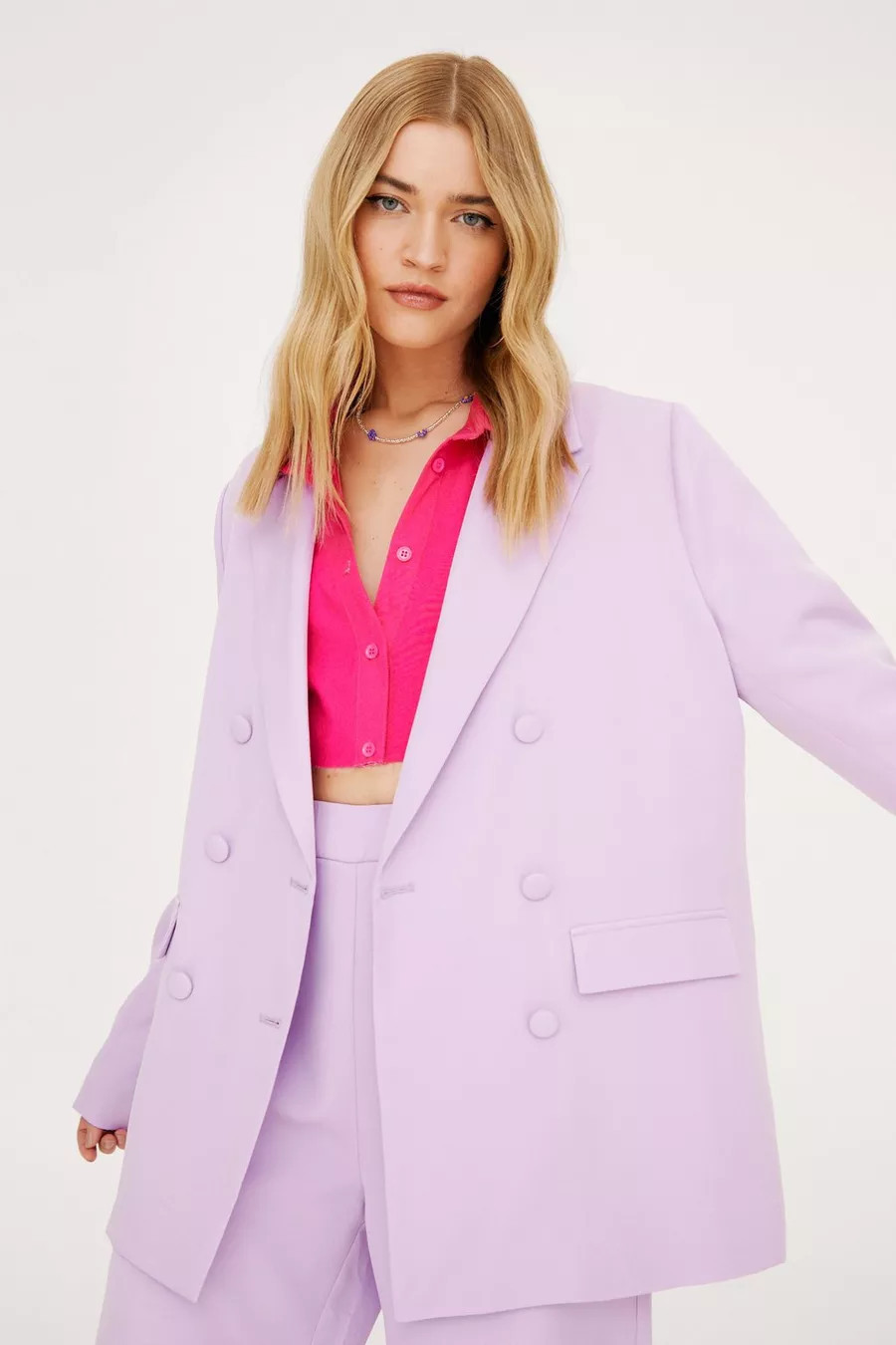 Boxy Oversized Button Up Blazer | Nasty Gal US