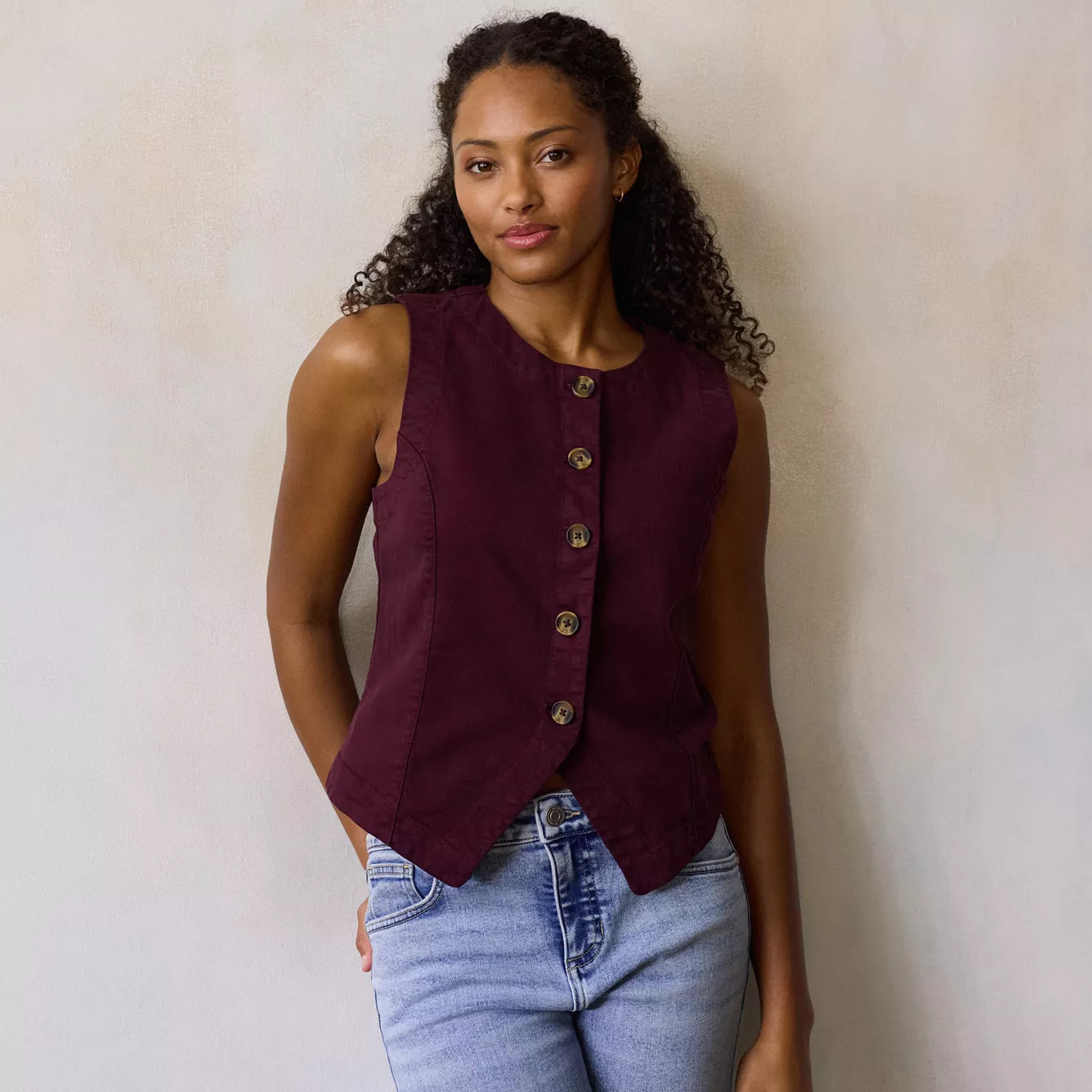 Women's LC Lauren Conrad Longline Vest | Kohl's