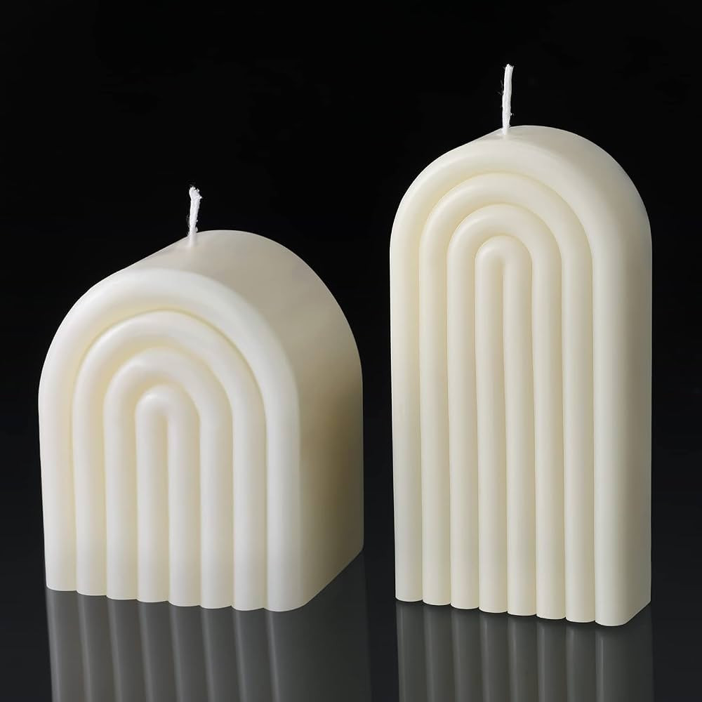 2 Pcs Mushroom Body Shaped Aesthetic Candles Goddess Cool Soy Wax Trendy Female Women Scented Can... | Amazon (US)