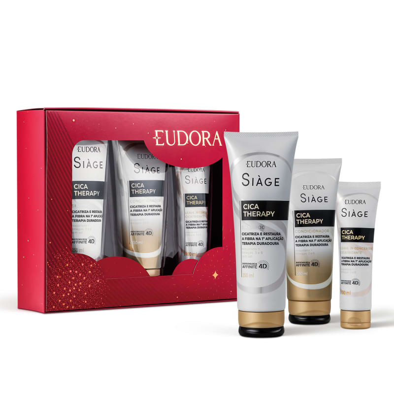 Kit Presente Natal Eudora Siàge Cica-Therapy | 11% OFF na Beauty Week | Eudora (BR)