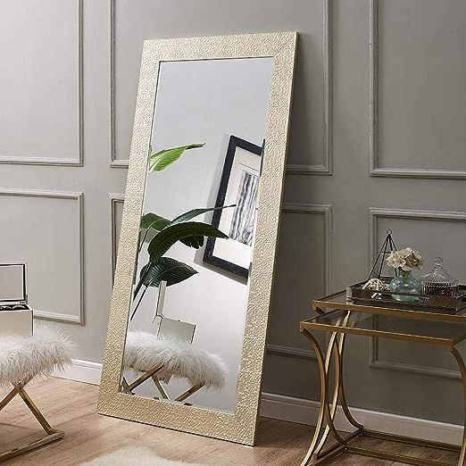 Naomi Home Mosaic Style Full Length Floor Mirror Gold | Amazon (US)