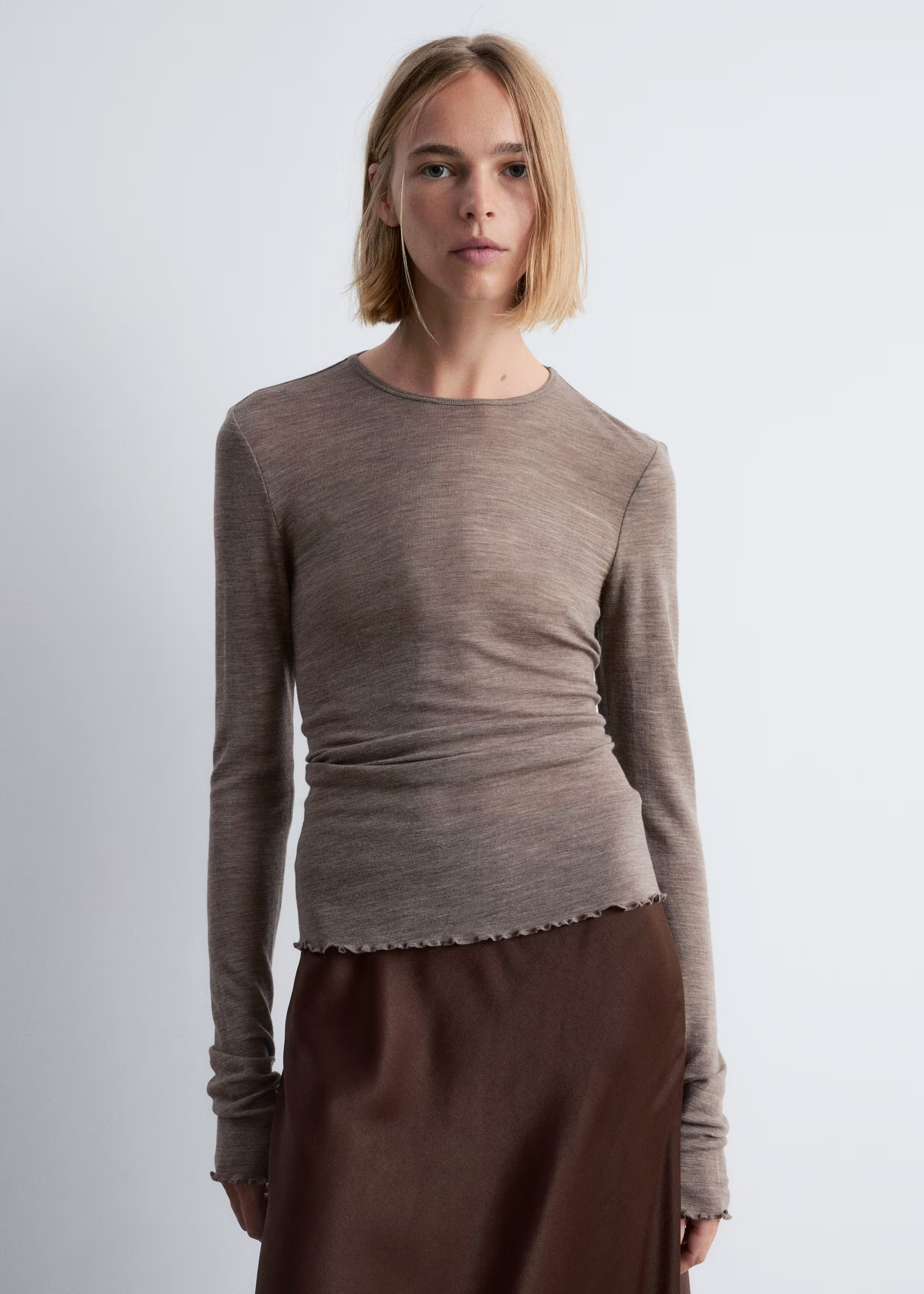 Long-Sleeve Wool Top | & Other Stories UK