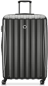 DELSEY Paris Helium Aero Hardside Expandable Luggage with Spinner Wheels, Brushed Charcoal, Check... | Amazon (US)