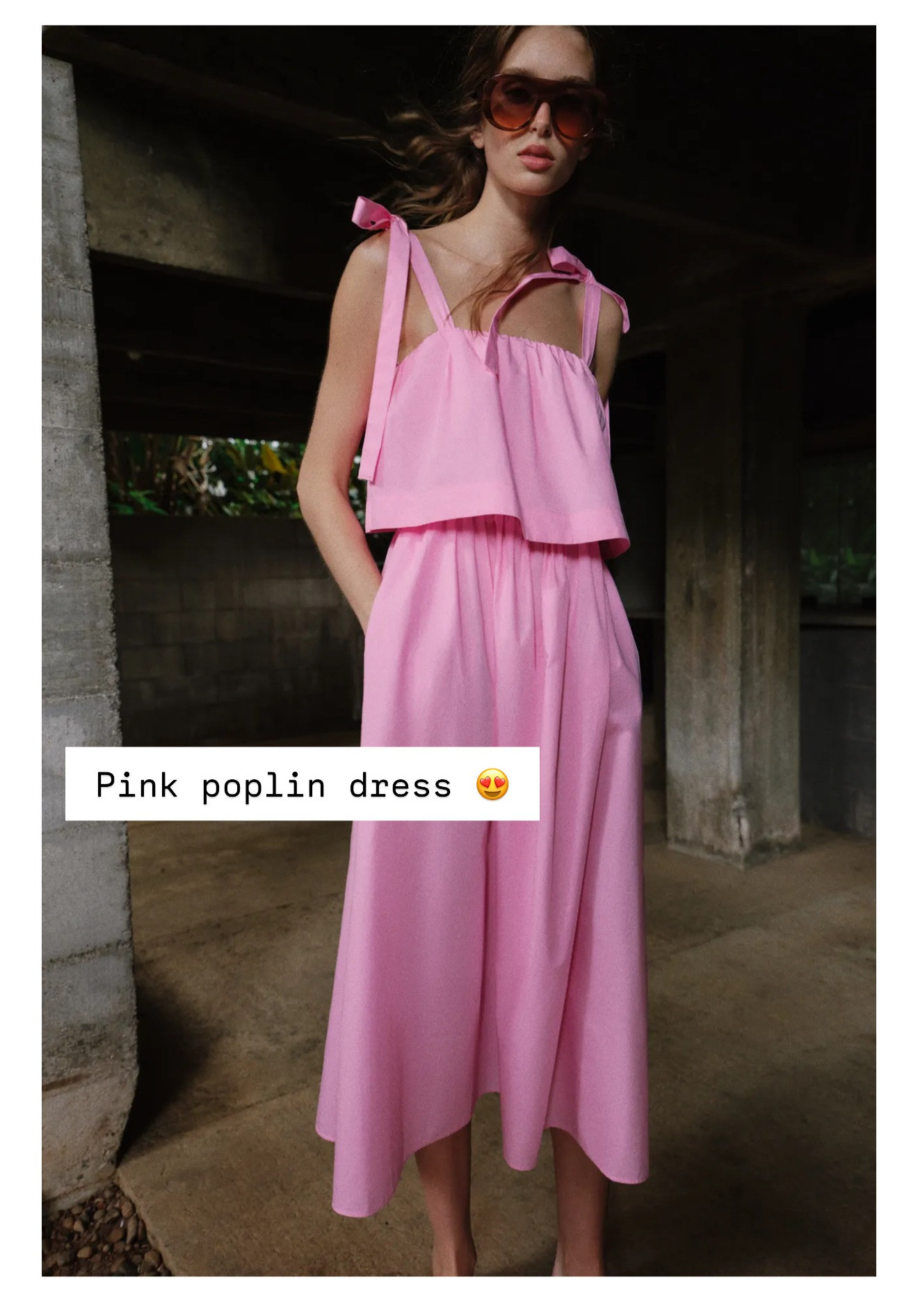 This shade of pink is so good! This would be so perfect for a baby shower!

Loverly Grey, Zara, summer dress, pink dress, baby shower outfit 

 #LTKSeasonal