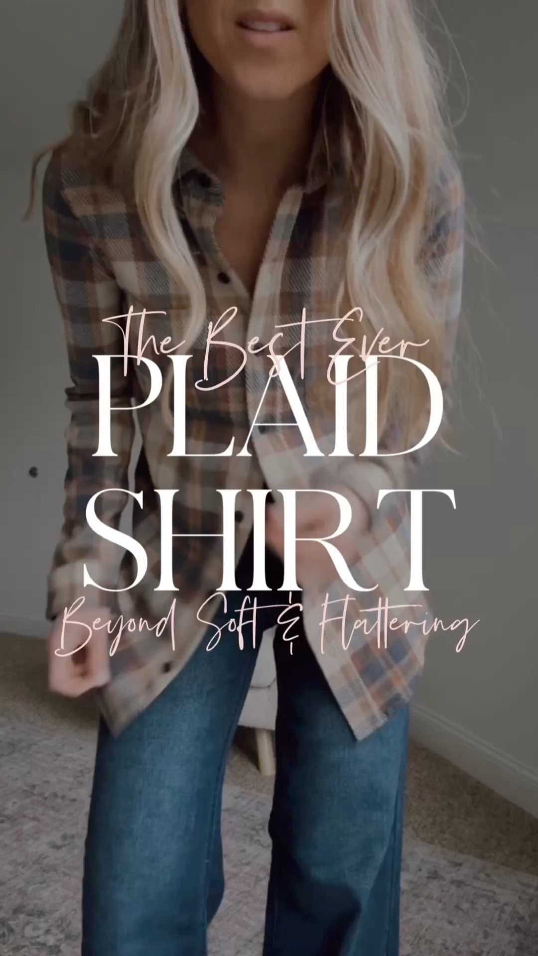 This plaid shirt is so soft that it feels like cashmere! Wear opened or buttoned, tucked or untucked. Perfect for spring break or date night! 

Sunsets and Stilettos, workwear, wide leg trouser jeans

#LTKHoliday #LTKmomlife #LTKgrwm