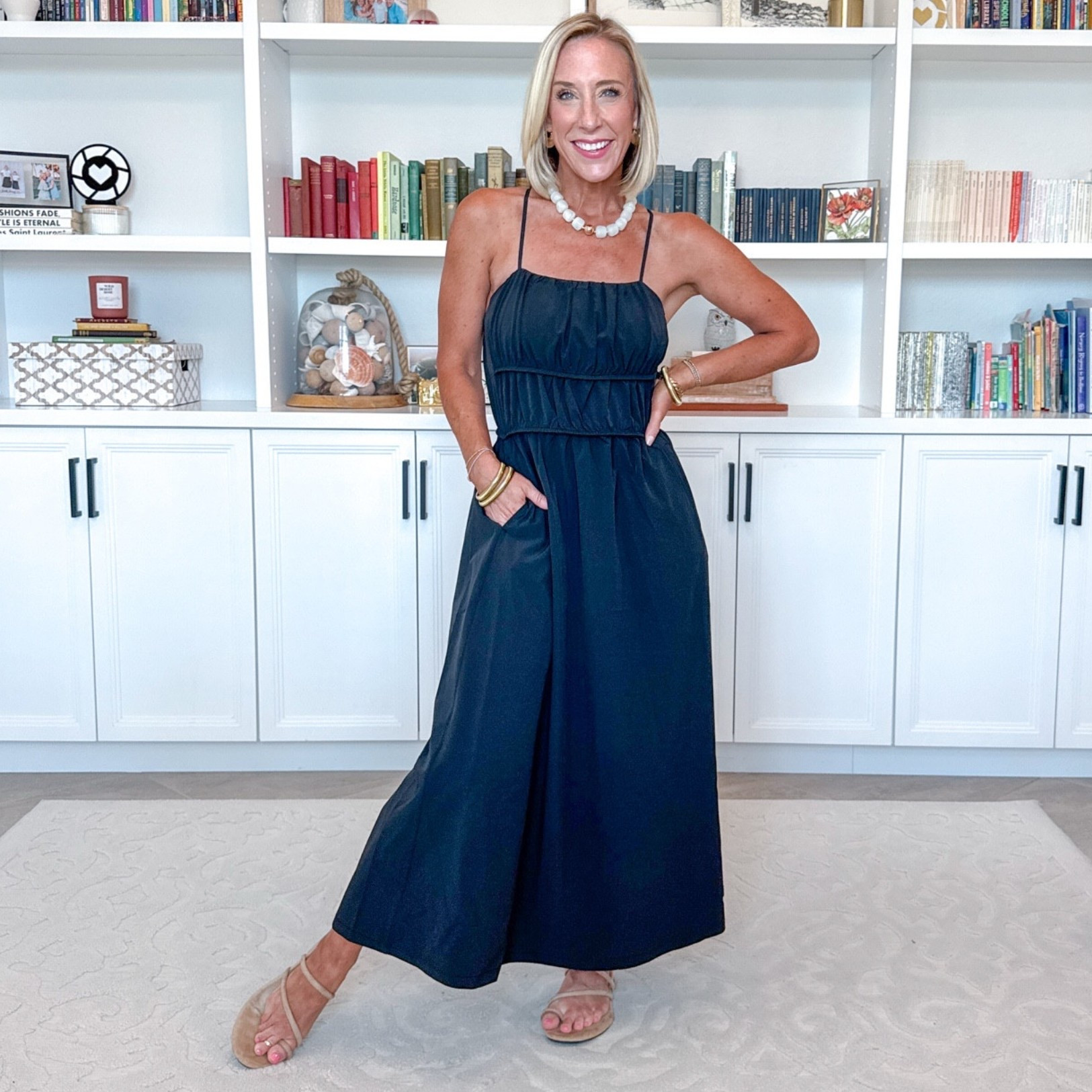 Walmart - part 2 (denim & dress) FeatherStretch Sleeveless Maxi Dress - size XS. $26. 2 colors.

#LTKOver40 #LTKPetite #LTKSeasonal