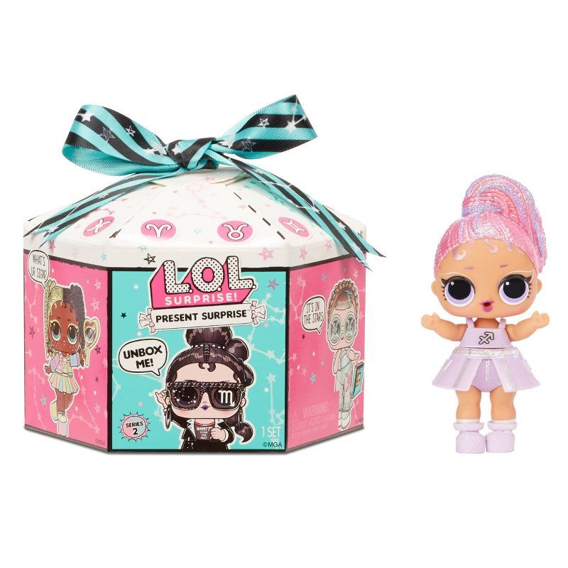 L.O.L. Surprise! Present Surprise Series 2 Glitter Shimmer Star Sign Themed Doll with 8 Surprises | Target