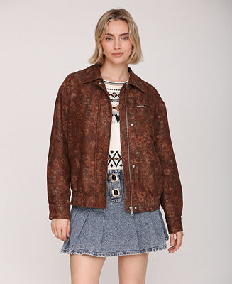 Women's Oversized Bomber Jacket | Macy's
