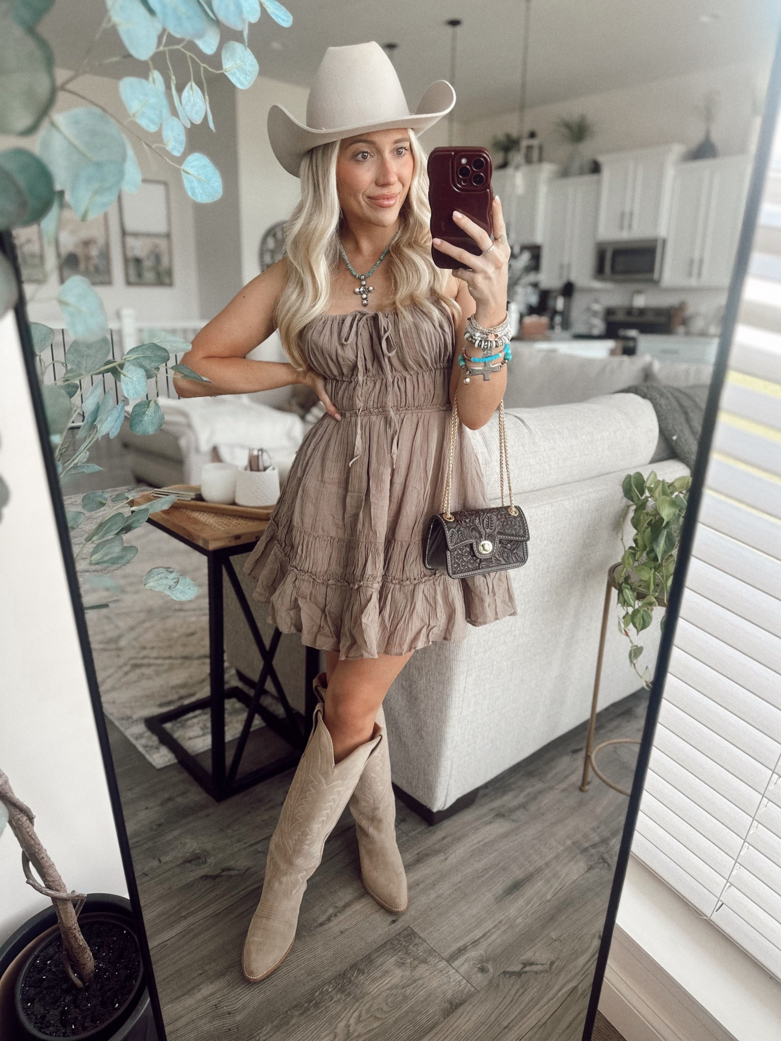cutie little western inspired fit ft this cutie dress from free people “taking sides mini” size XS here!:) 

Comment SHOP below to receive a DM with the link to this post on my LTK ⬇ https://liketk.it/5d4HD #ltkstyletip #ltkshoecrush #ltkseasonal

#LTKStyleTip #LTKSeasonal #LTKxMadewell