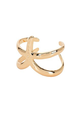 Starfish Luxe Cuff in Gold | Revolve Clothing (Global)