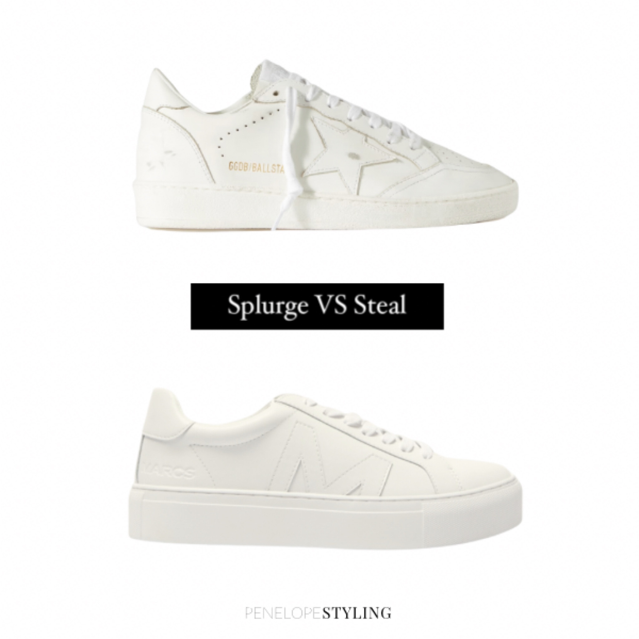 COOL KICKS 👟 Splurge on these fab Golden Goose sneakers over $800, or snap up a steal - white  leather sneakers for under $150… and currently on sale! 





#LTKsale #LTKshoes