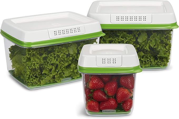 Rubbermaid FreshWorks Produce Saver Food Storage Containers | Amazon (US)