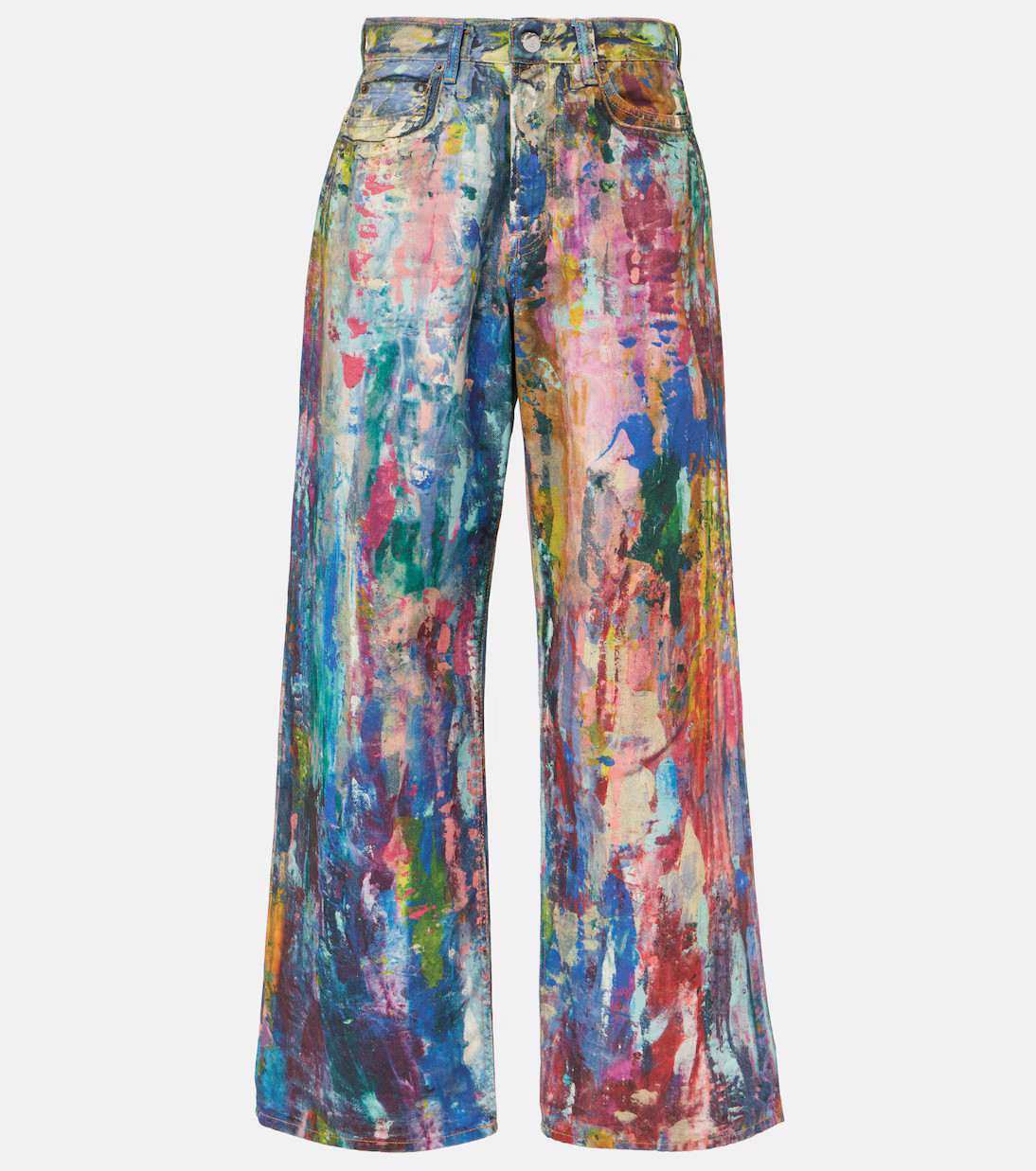 1981F printed low-rise wide-leg jeans | Mytheresa (US/CA)