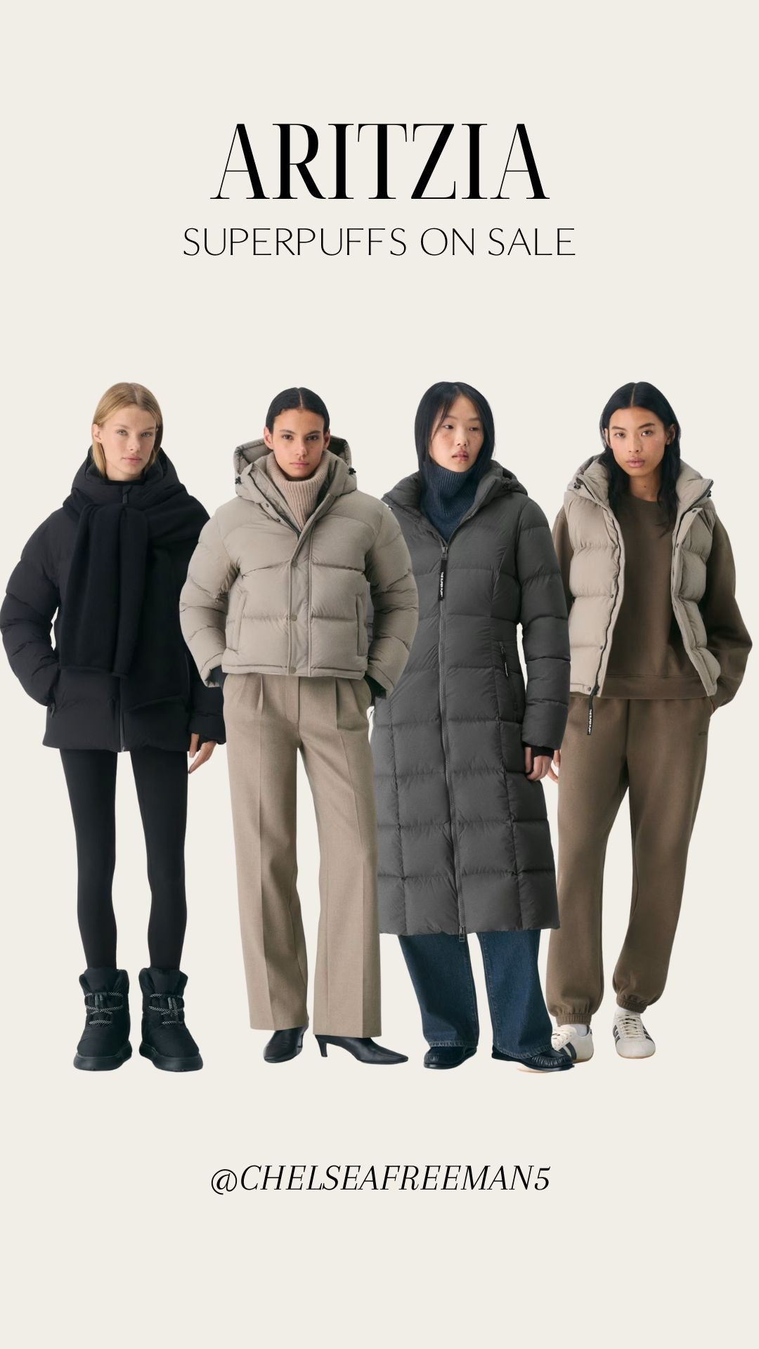 10% off superpuffs at Aritzia! The best winter jackets 

#LTKSaleAlert #LTKHoliday #LTKCyberWeek