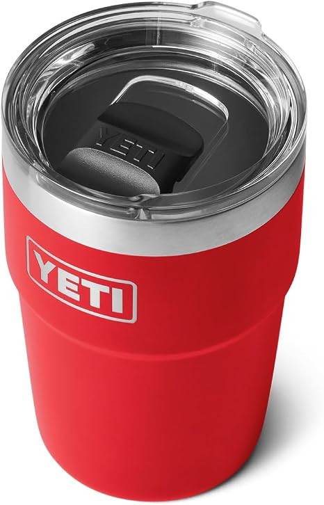 YETI Rambler 16 oz Stackable Tumbler, Vacuum Insulated, Stainless Steel with MagSlider Lid | Amazon (US)