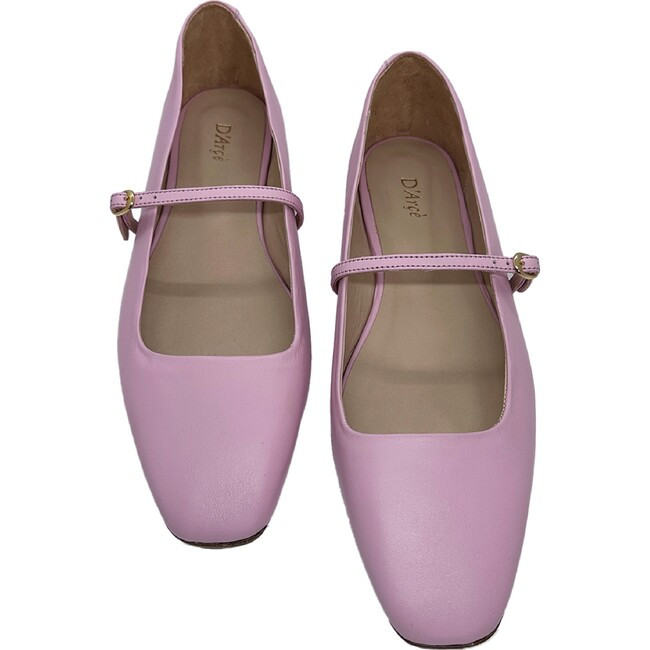 Women's Hilda Mary Jane Ballet Flats, Blush Pink | Maisonette
