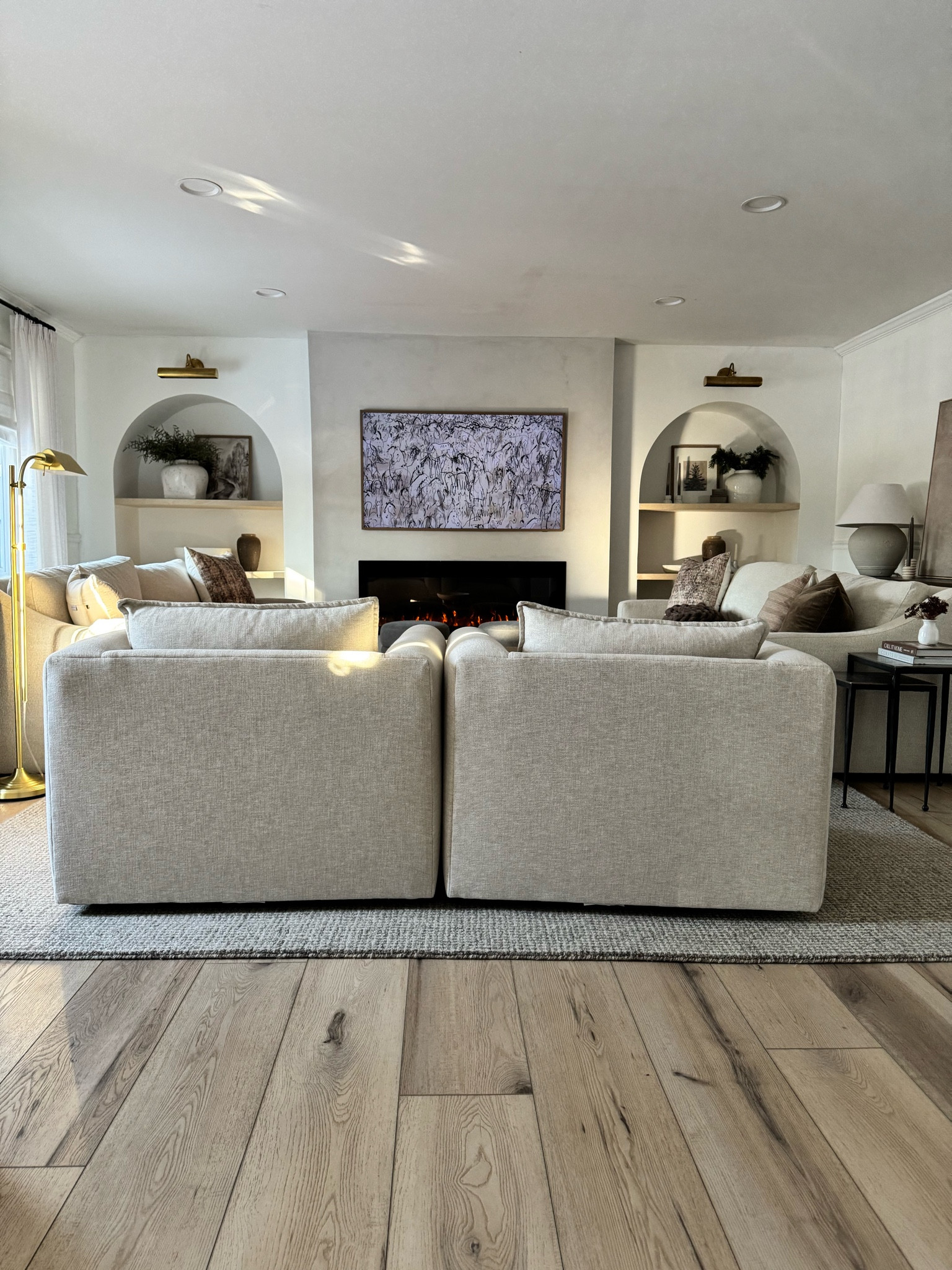 Changed up the layout in here. Still loving our Palka Signature flooring. Chairs are from Banana Republic Home.

#LTKHome