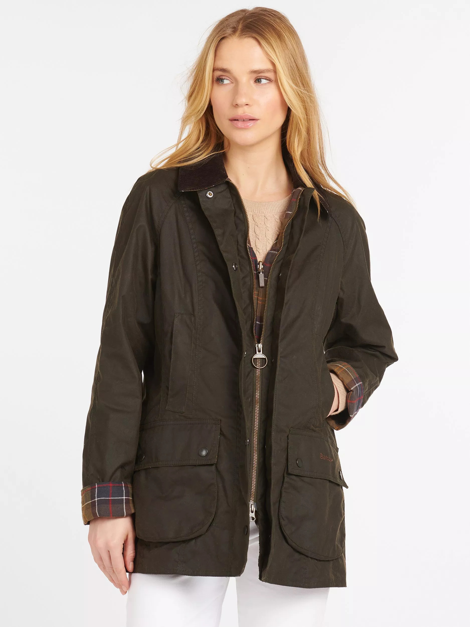Barbour Beadnell Waxed Jacket | John Lewis (UK)