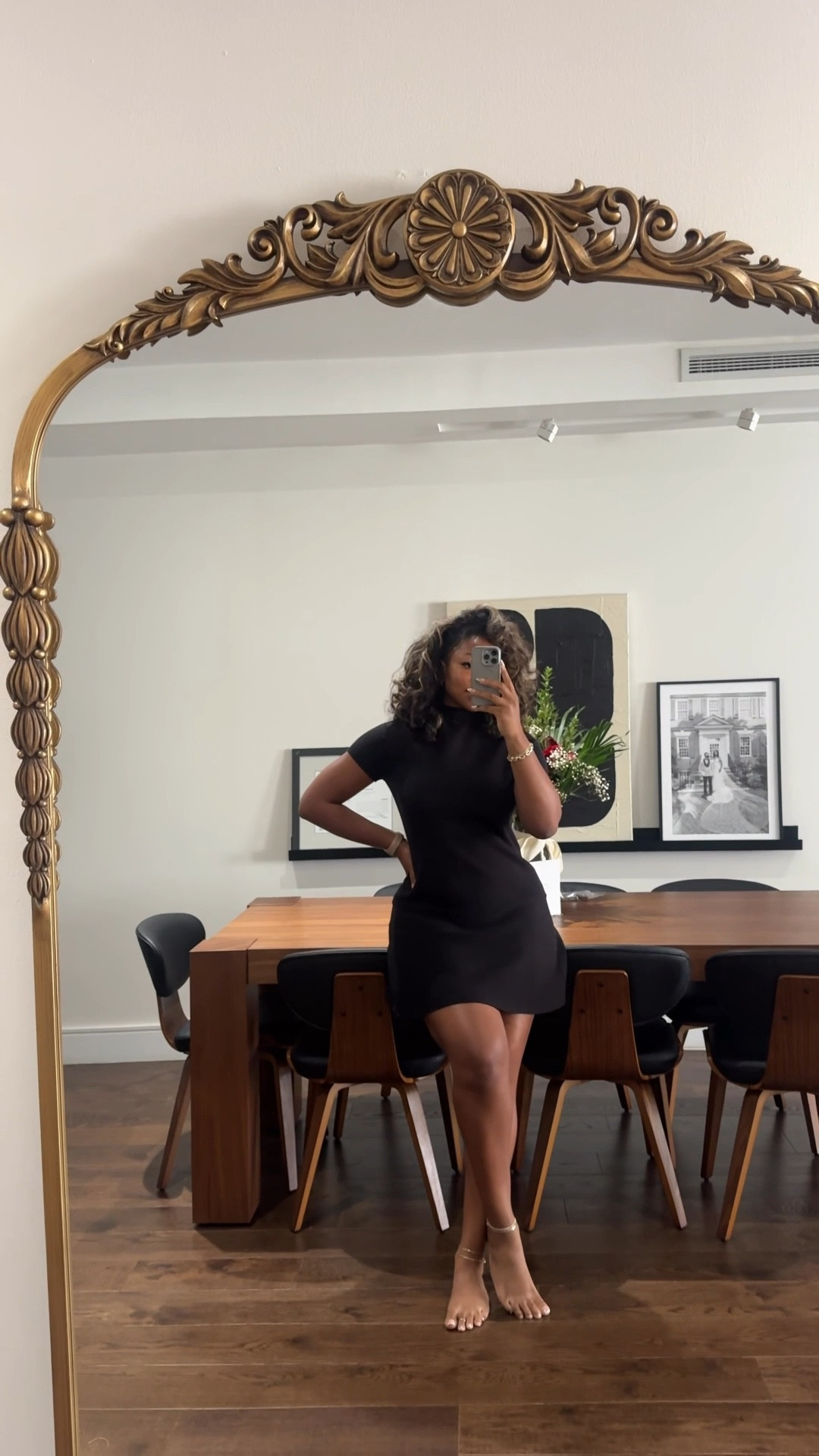 two different date dresses! I love them both so much. I am 5’9 200 lbs wearing a Medium in the nude — sexy! and large in the black! Perfect little mini with a tall boot 😍

@walmartfashion @walmart #WalmartPartner 

#LTKTall #LTKMidsize #LTKFindsUnder50