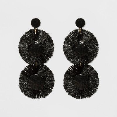 SUGARFIX by BaubleBar Monochrome Fringe Drop Earrings | Target