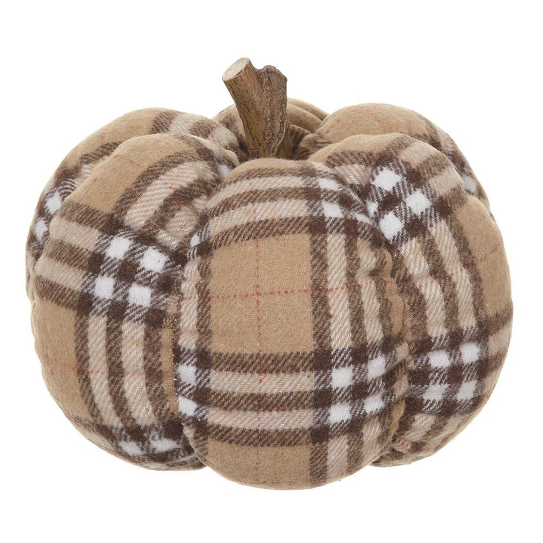 Plush Fall Plaid Pumpkin 10x11 Large - Etsy Canada | Etsy (US)