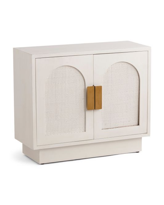 2 Door Cabinet With Rattan Inlay | Furniture & Lighting | Marshalls | Marshalls