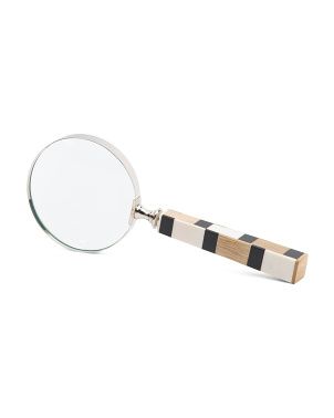 4in Magnifying Glass With Wooden Handle | TJ Maxx