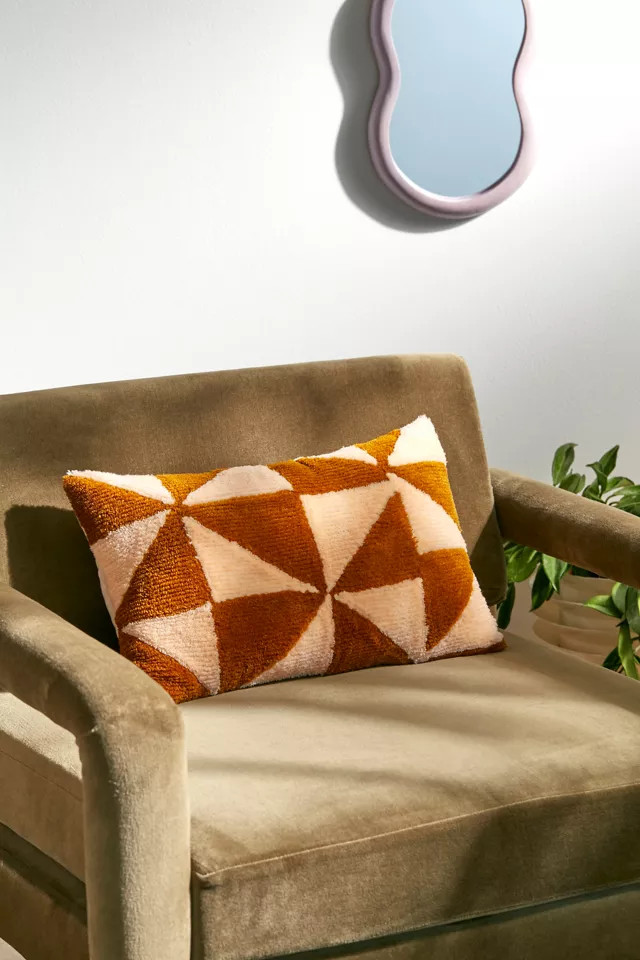 Pinwheel Tufted Throw Pillow | Urban Outfitters (US and RoW)