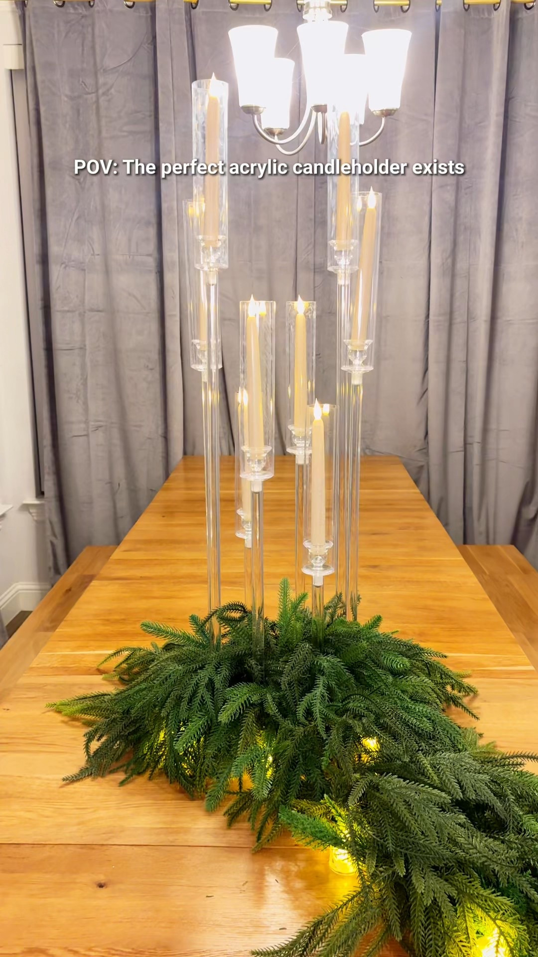 I found the perfect acrylic candelabra 👌🏾

#LTKWedding #LTKHome #LTKFindsUnder100