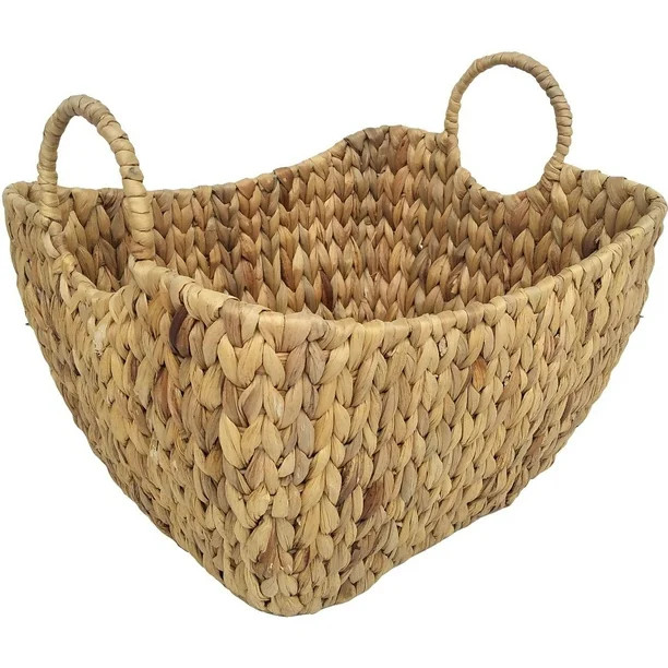 Coastal Home 12'' Water Hyacinth Woven Basket One Size Natural | Walmart (US)