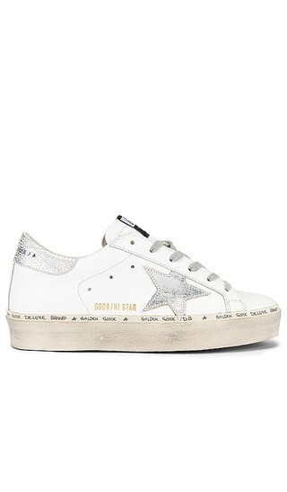 Golden Goose Hi Star Sneaker in White. - size 39 | Revolve Clothing (Global)