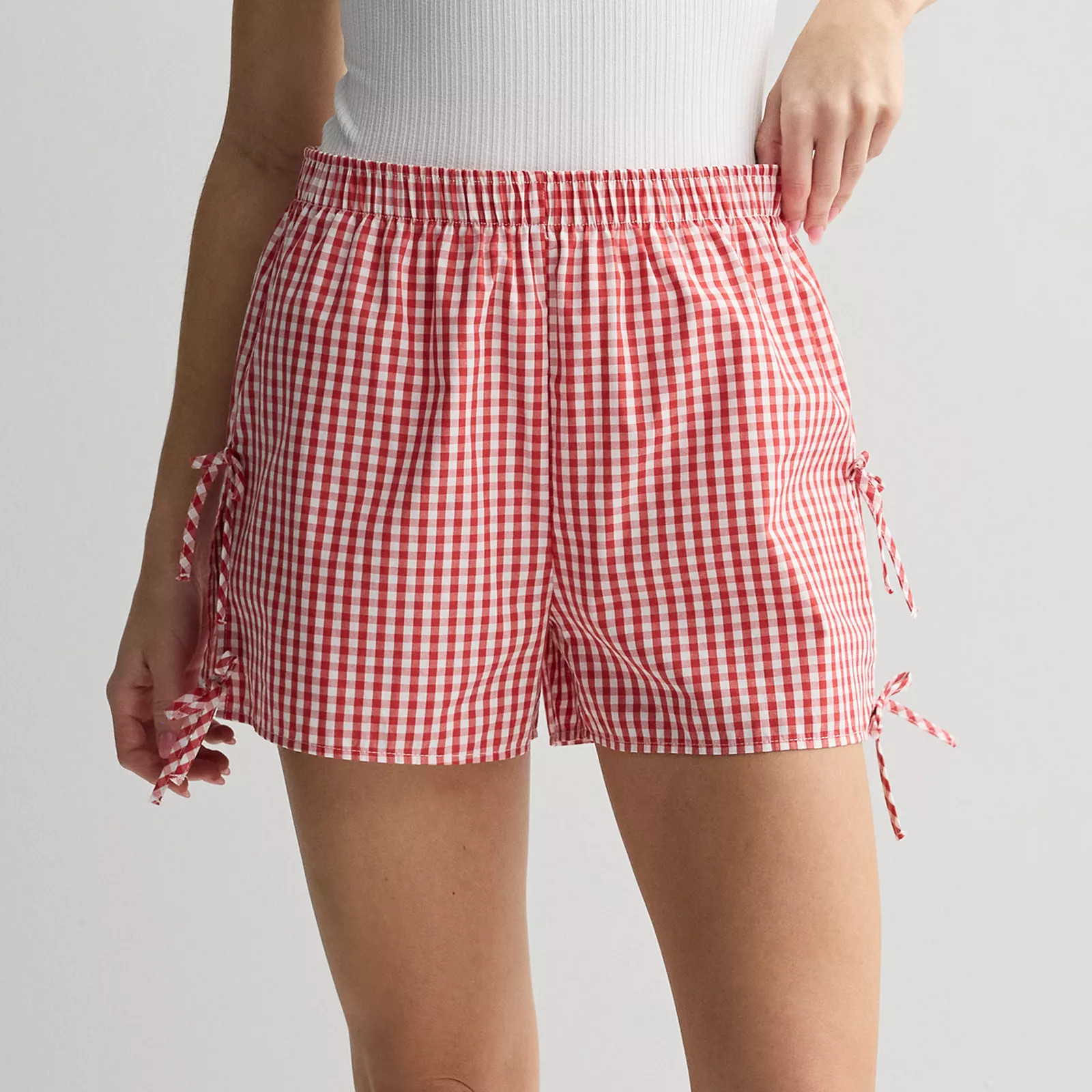 Juniors' Threads of Luxx Side Tie Shorts | Kohl's