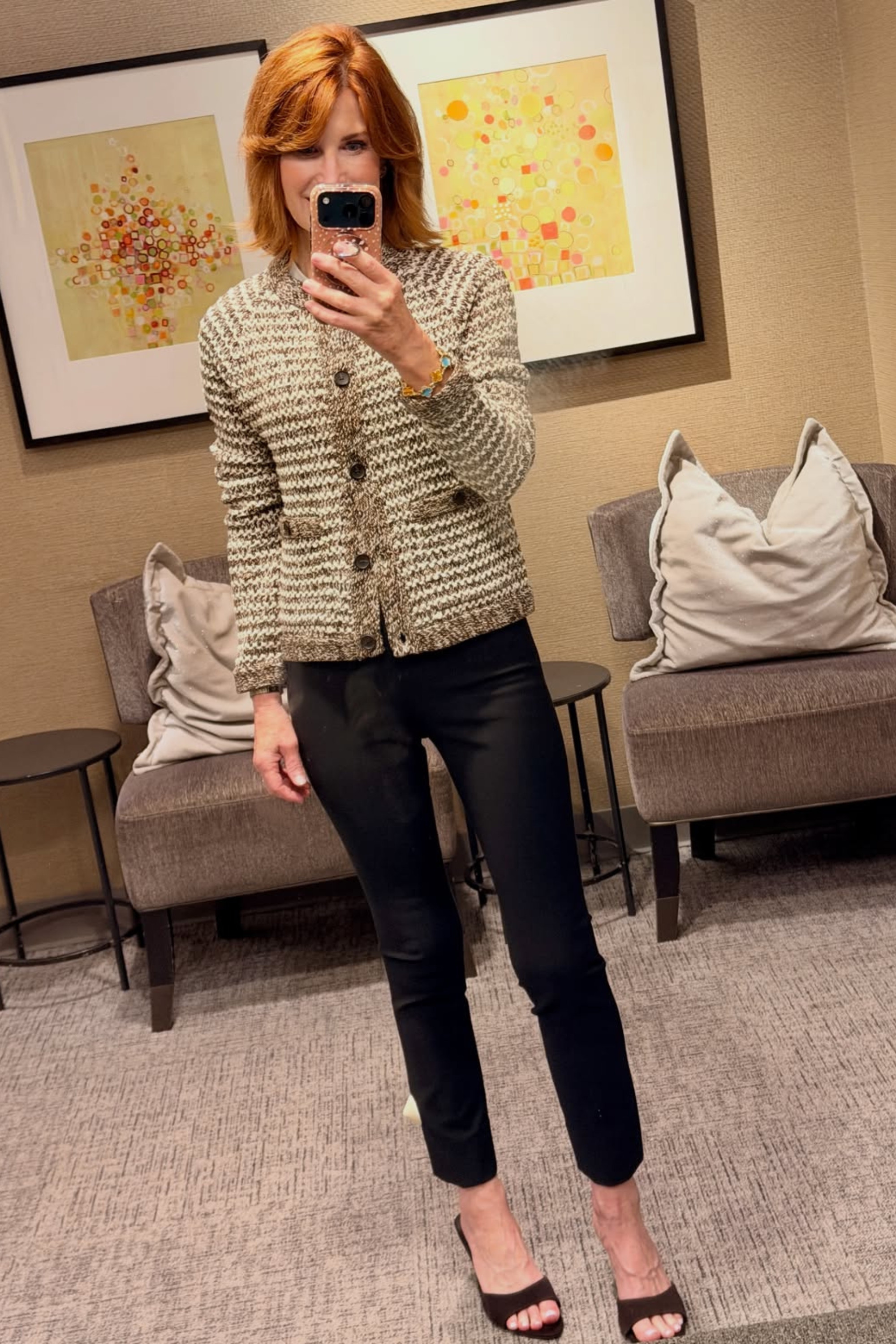 This textured jacket is such a chic Nordstrom Anniversary Sale find for women over 40. I love it styled with slim black pants and simple heels for polished work outfits, business casual workwear, or an easy dinner look. #NordstromAnniversarySale #WorkOutfits #BusinessCasualWorkwear 

 

#LTKOver40 #LTKSaleAlert