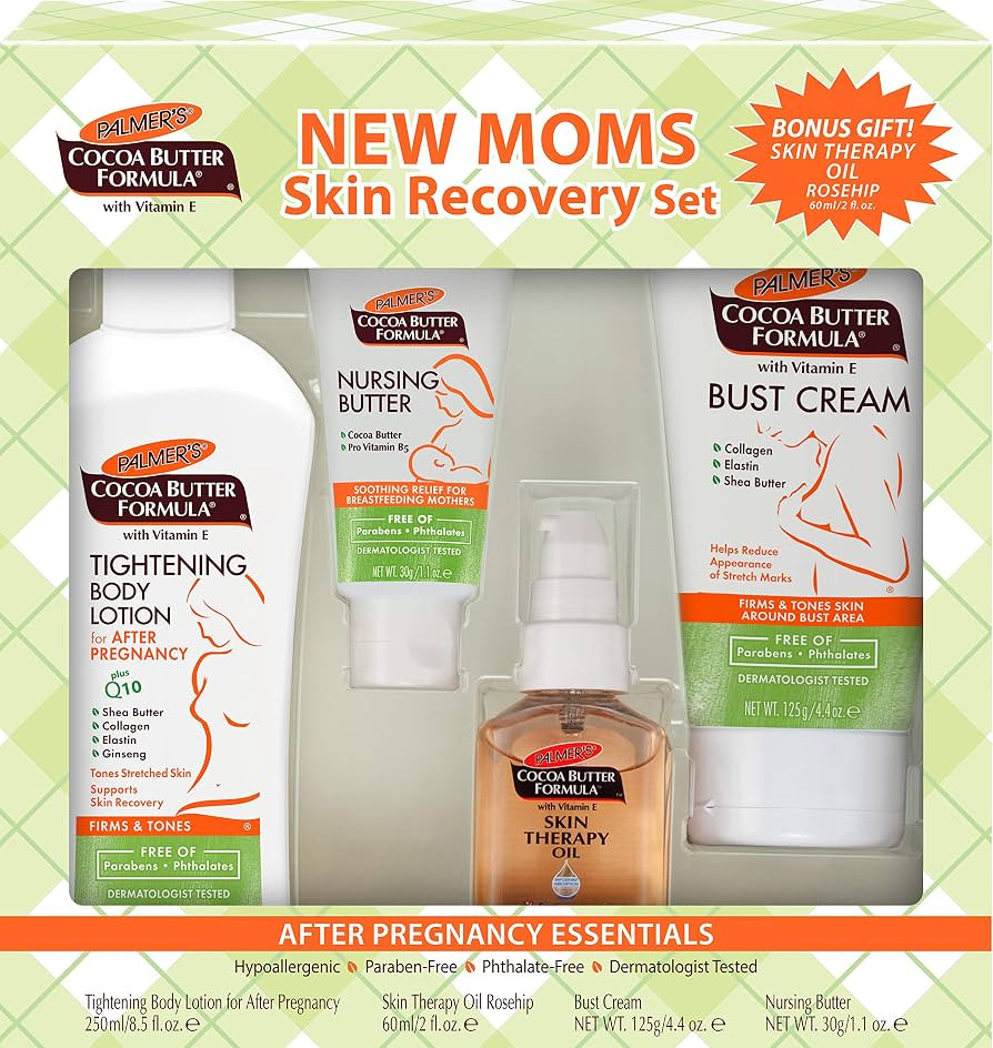 Palmer's Cocoa Butter Formula New Moms Skin Recovery Set (Set of 4) | Amazon (US)