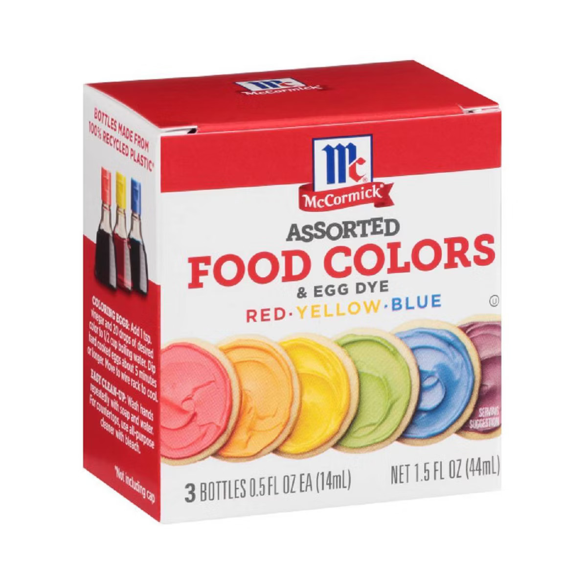 McCormick Assorted Food Coloring Kit - 3pk / 1.5oz | Target