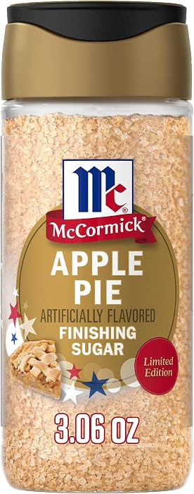 McCormick Finishing Sugar, Apple Pie, Limited Edition, Sweet Flavor of Apples with a Hint of Warm... | Amazon (US)