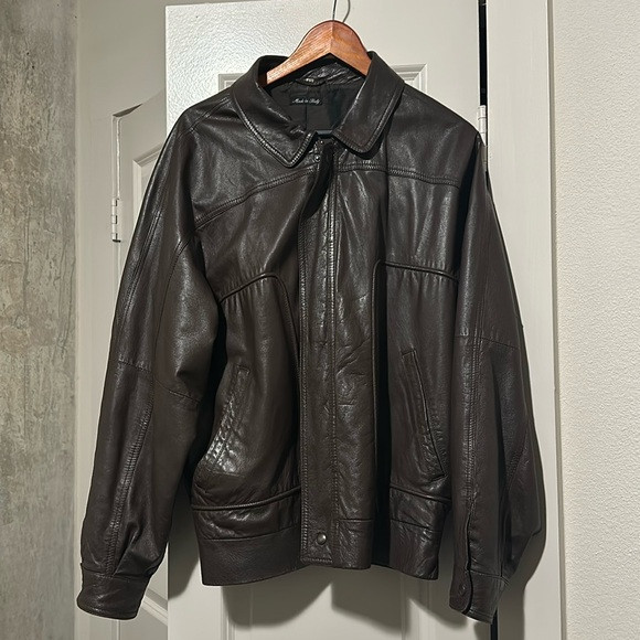Vintage Bally leather jacket | Poshmark