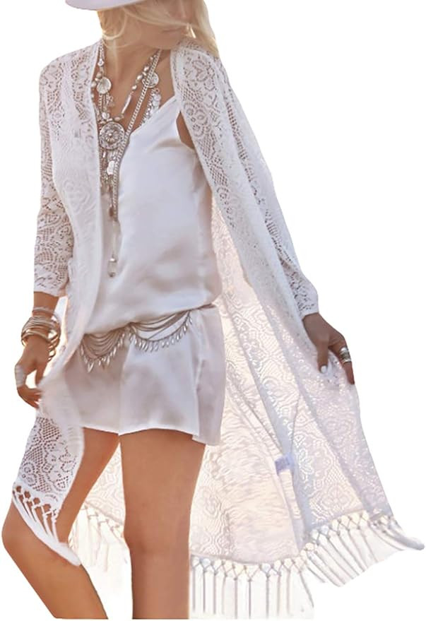 Bsubseach Women Bohemian Bikini Swimsuit Cover Ups for Swimwear Kimono Cardigan | Amazon (US)