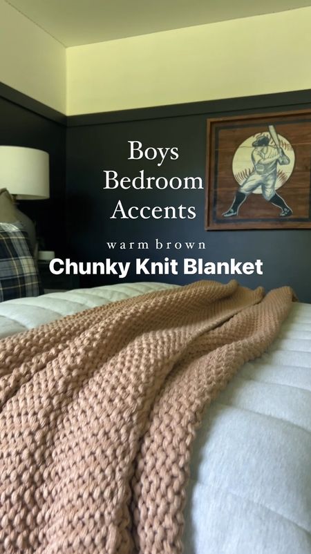 Casaluna blanket | boys bedroom decor | earth tones | home decor | warm neutrals | brown decor | end of bed blanket | bedding inspo | Target | Target finds | knit throw blanket 

#LTKfindsunder100 #LTKhome #LTKkids